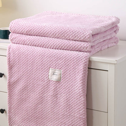Decorative Ultra-Plush Textured Throw Blanket Homeandso