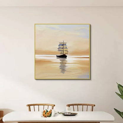 Coastal Sailboat Framed Wall Art Homeandso
