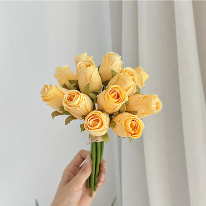 Elegant Artificial Rose Bouquet for Home Decor
