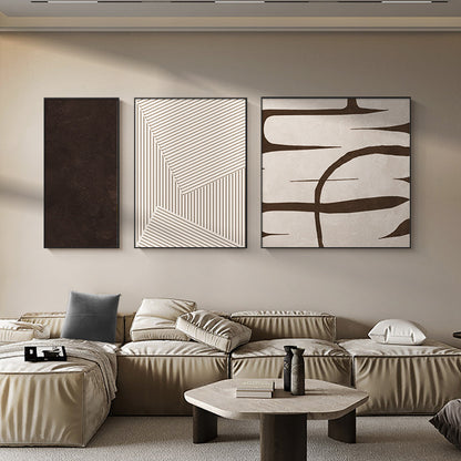 Geometric Minimalist Canvas Art Set Homeandso