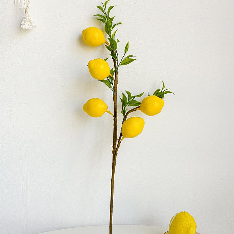 Decorative Lemons Floral Stem