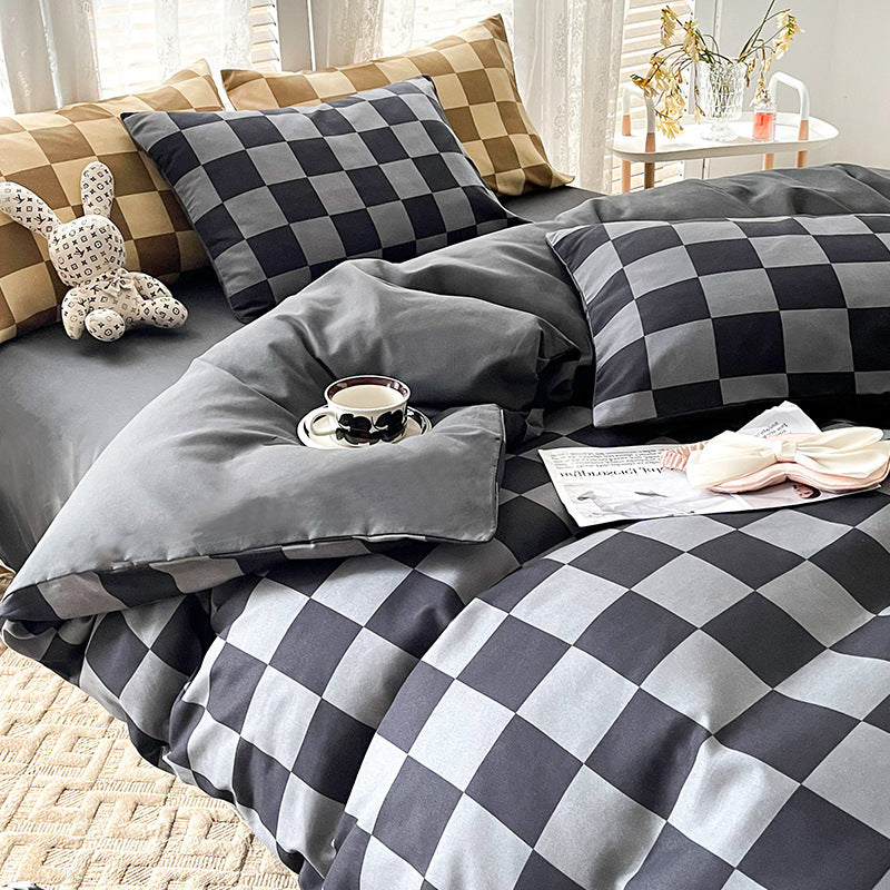 Premium Plaid Bedding Set