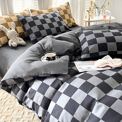 Premium Plaid Bedding Set