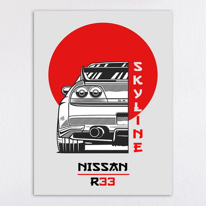 Automotive Art Print Homeandso
