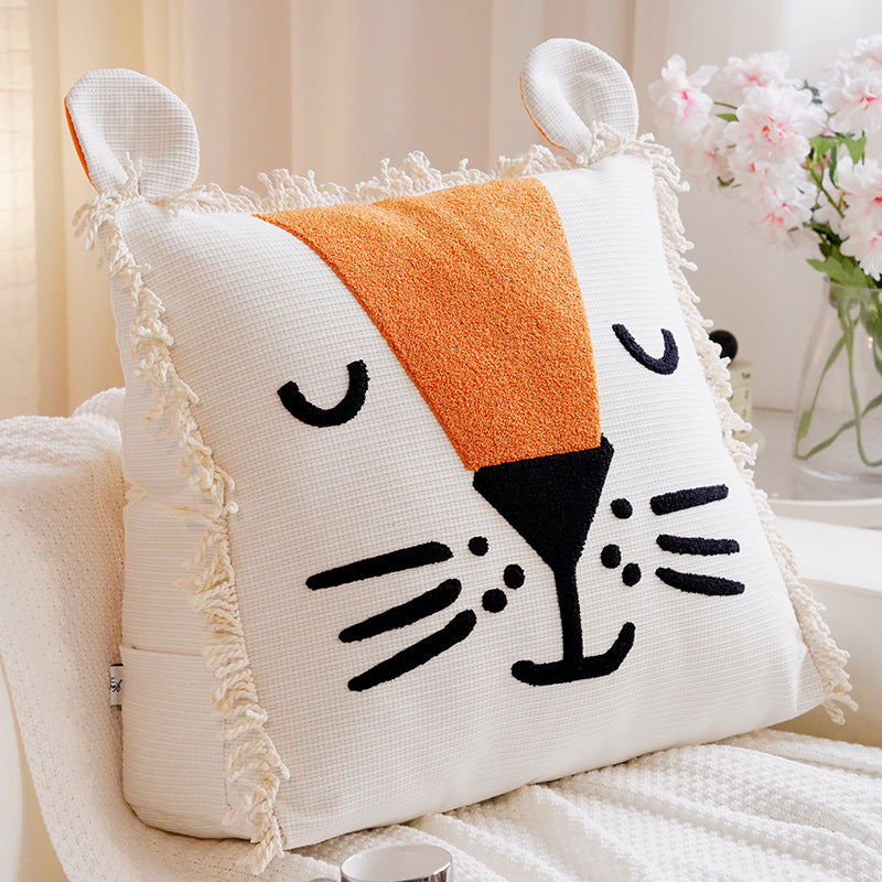 Panda-Shaped Cushion
