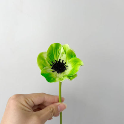 Elegant Artificial Anemone Floral Stem