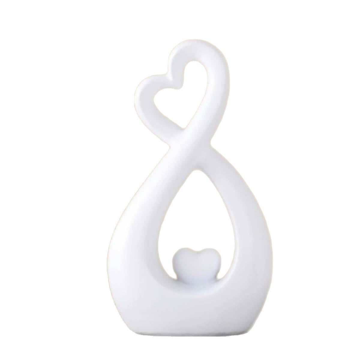 Infinity Heart-Shaped Sculpture Homeandso