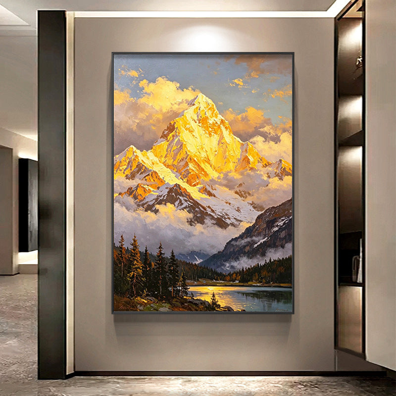 Majestic Mountain Range Canvas Art Homeandso