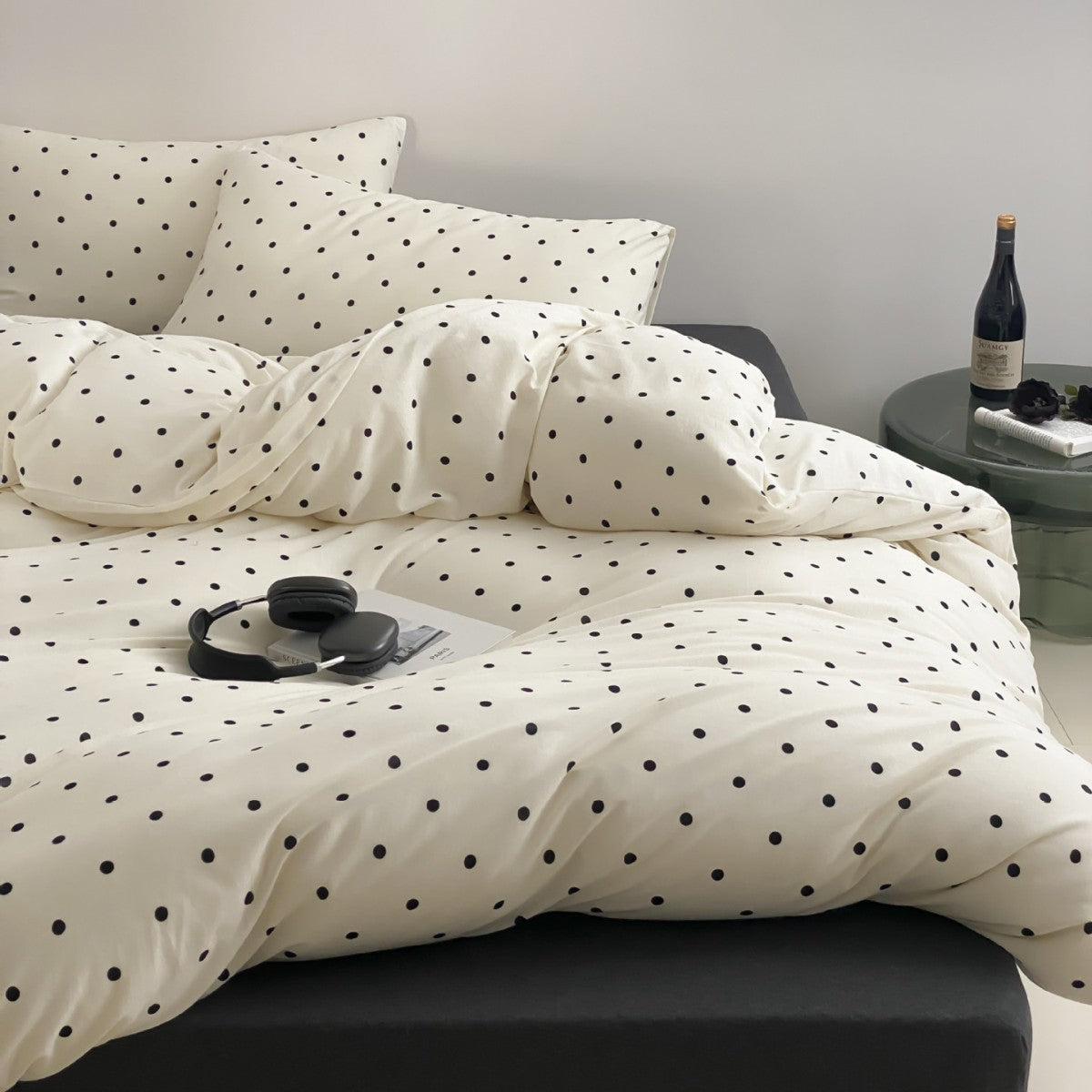 Decorative Polka Dot Comforter Set Homeandso