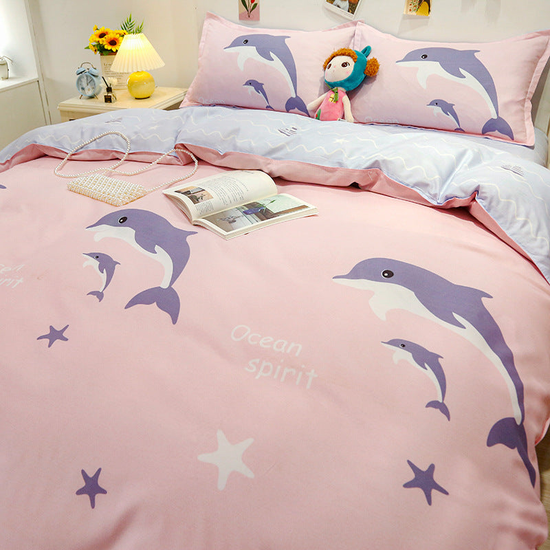 Fun Cartoon-Themed Duvet Cover Set Homeandso