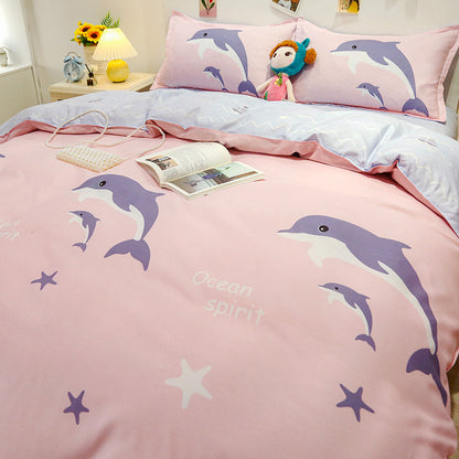 Fun Cartoon-Themed Duvet Cover Set Homeandso