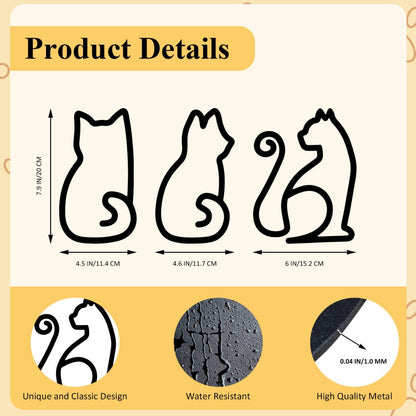 Cat-Themed Decorative Wall Art Homeandso