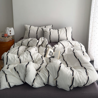 Playful Cartoon Character Bedding Set Homeandso