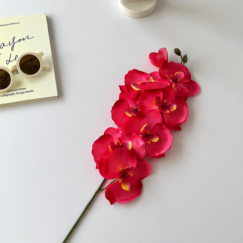 Faux Orchid Floral Spray