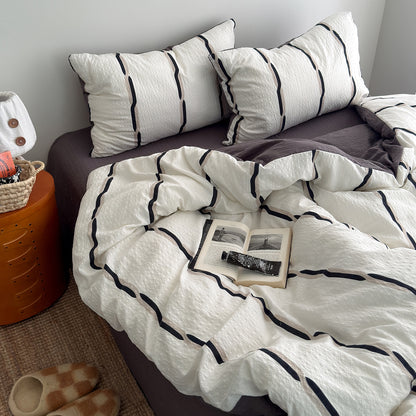 Playful Cartoon Character Bedding Set Homeandso