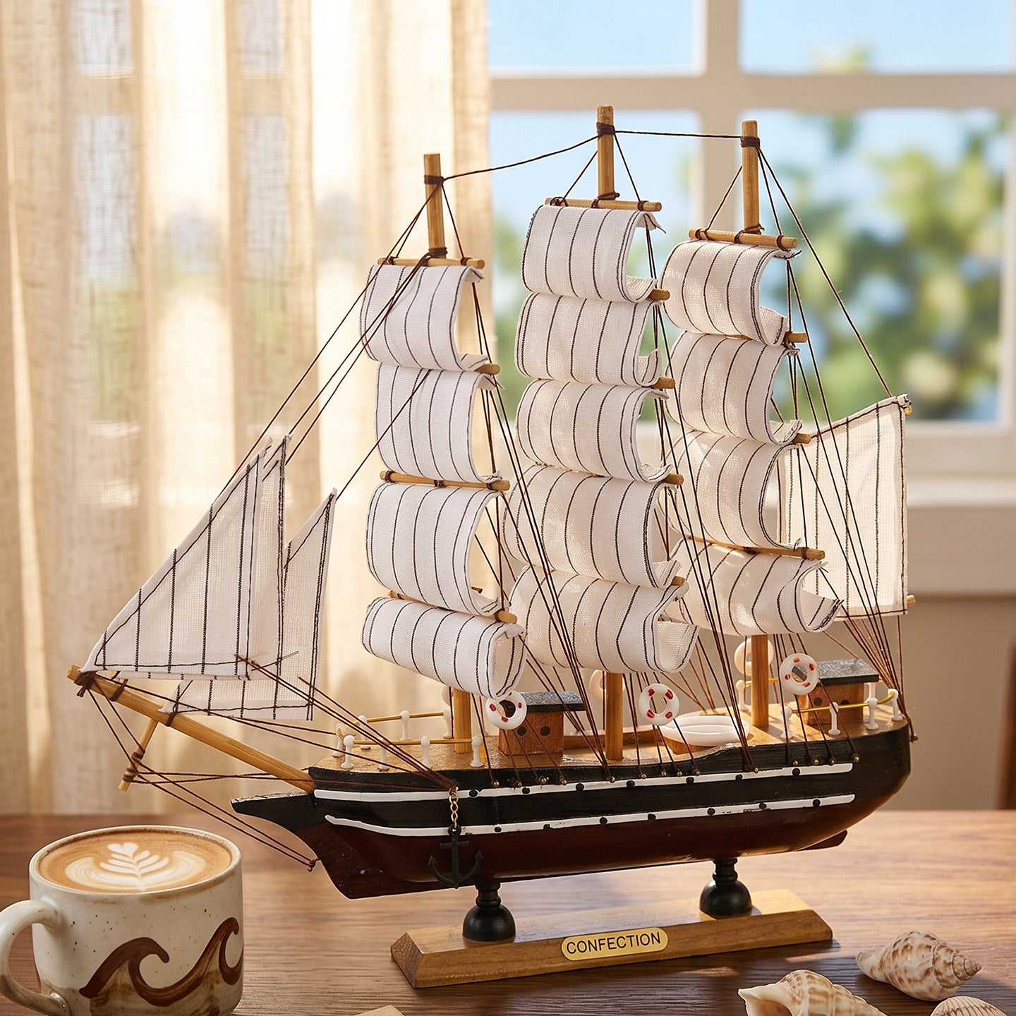 Decorative Sailing Ship Model Homeandso