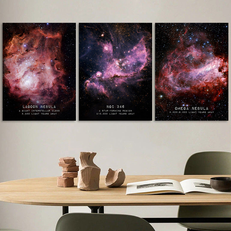 Cosmic Nebula Art Print Homeandso