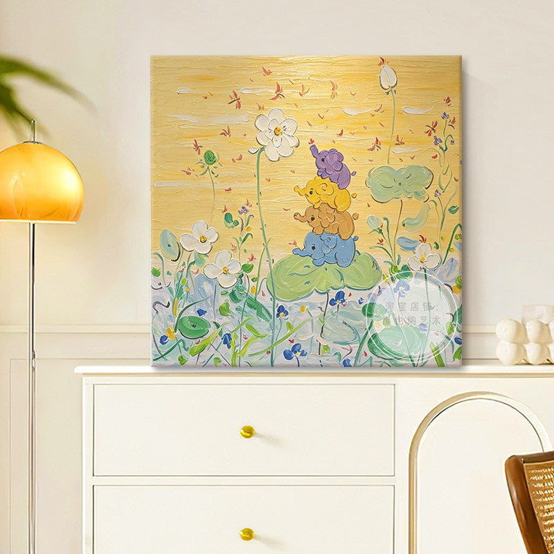 Playful Nature-Themed Canvas Wall Art Homeandso