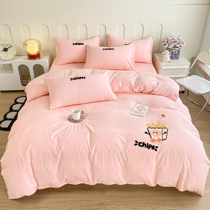 Playful Panda-Themed Duvet Cover Set Homeandso