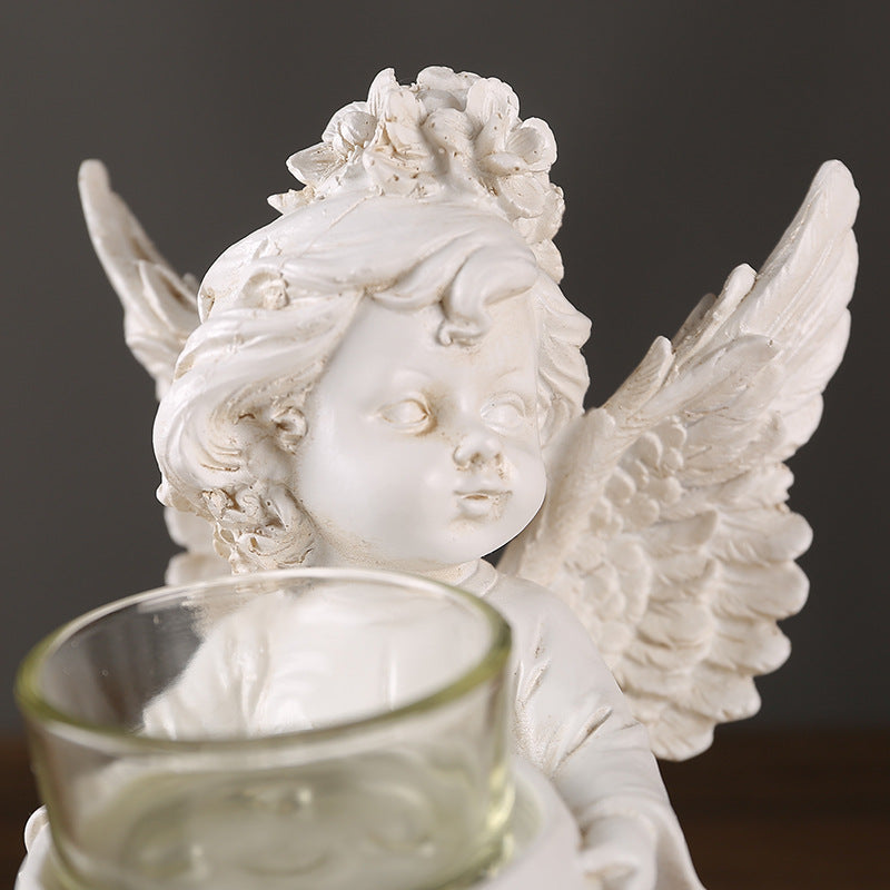 Ghost-Themed Decorative Candle Holder Homeandso