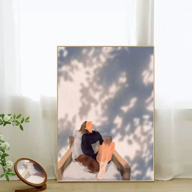 Framed Dreamy Landscape Art Print Homeandso