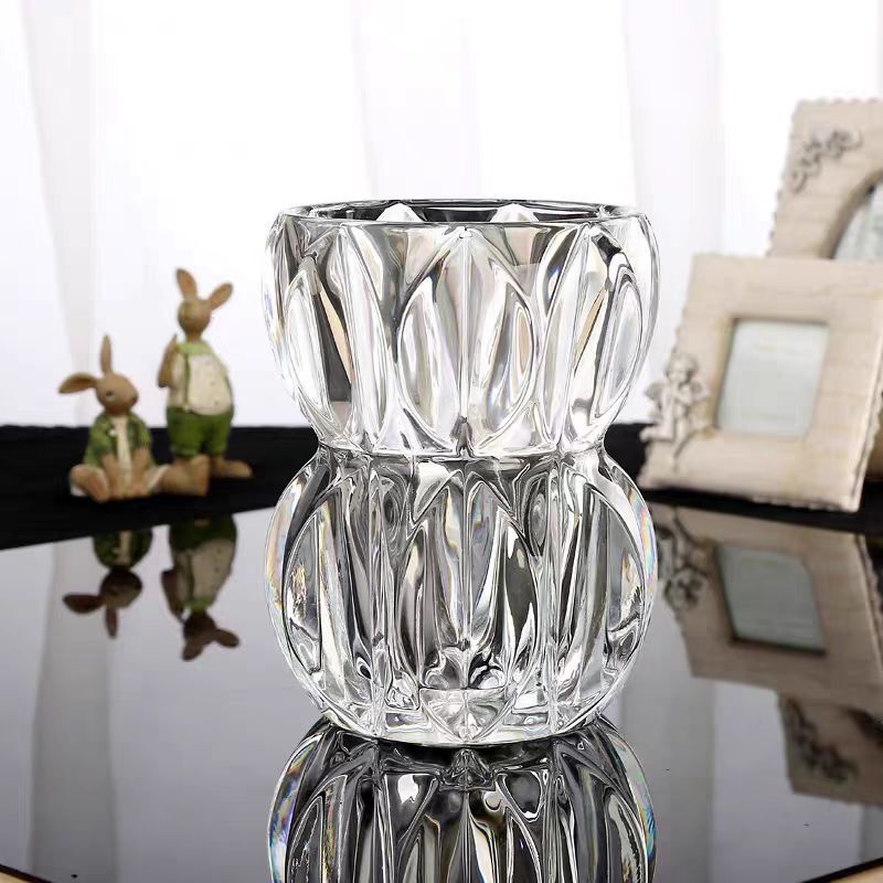 Elegante dekorative Kristallvase