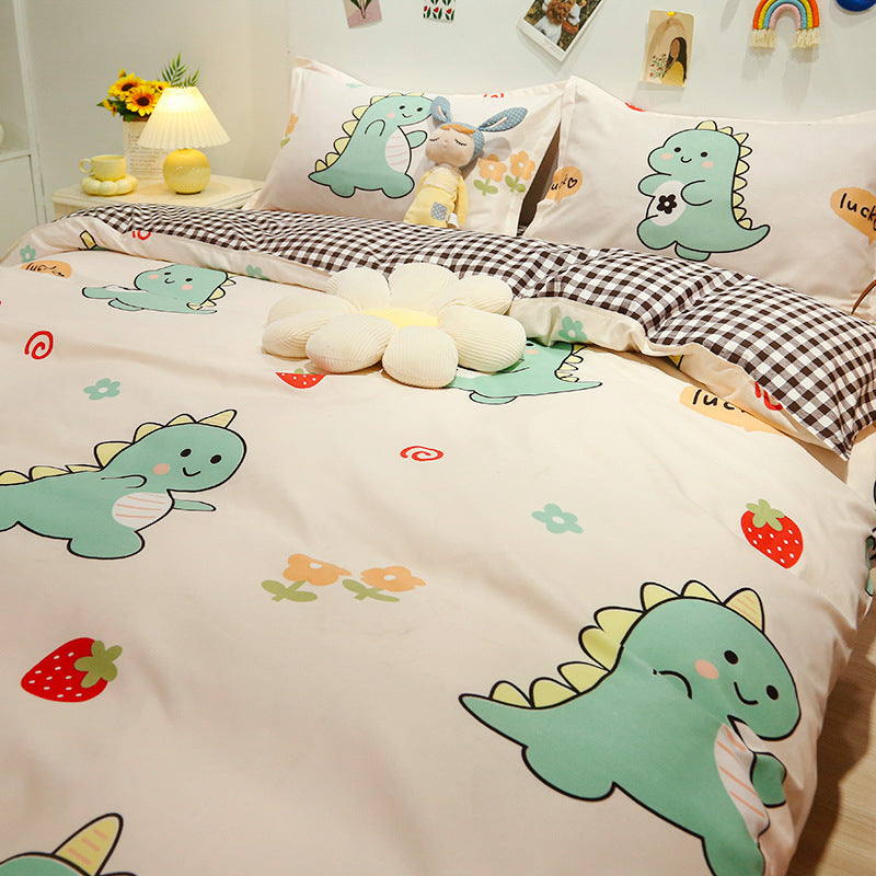 Fun Cartoon-Themed Duvet Cover Set Homeandso