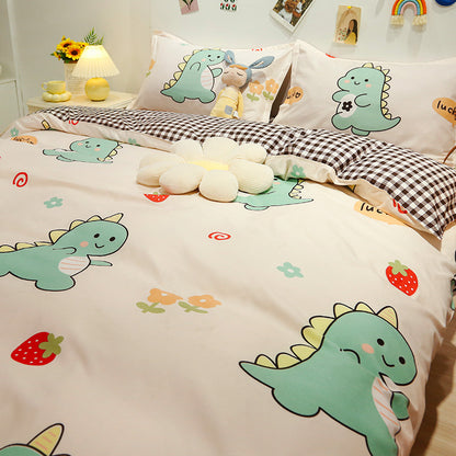 Fun Cartoon-Themed Duvet Cover Set Homeandso