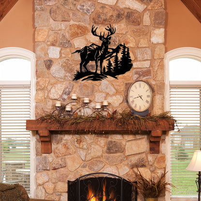 Metal Deer Wall Art Homeandso