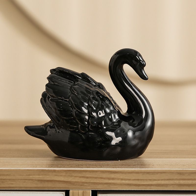 Elegant Swan Figurine Homeandso