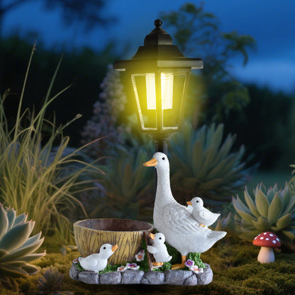 Swan Lantern Sculpture Homeandso