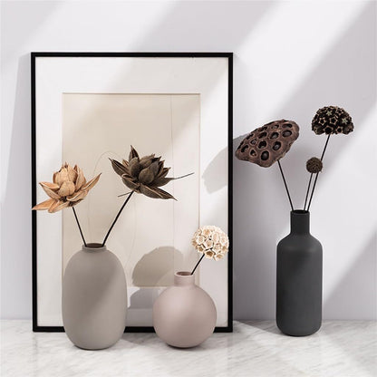 Artistic Round Decorative Vase Homeandso