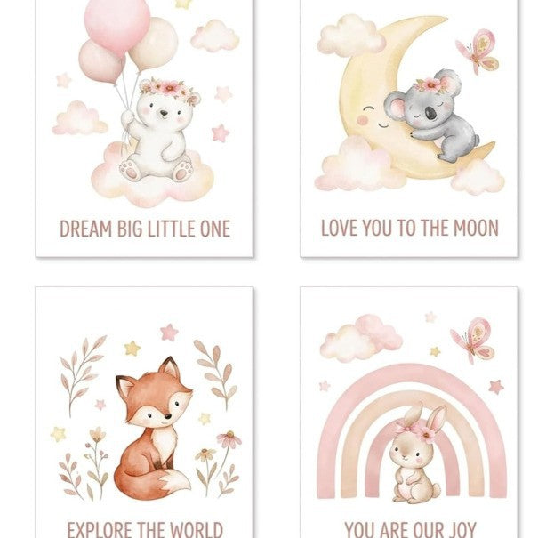 Nursery Wall Art Set Homeandso