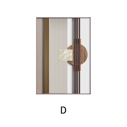 Abstract Geometric Framed Wall Art Homeandso