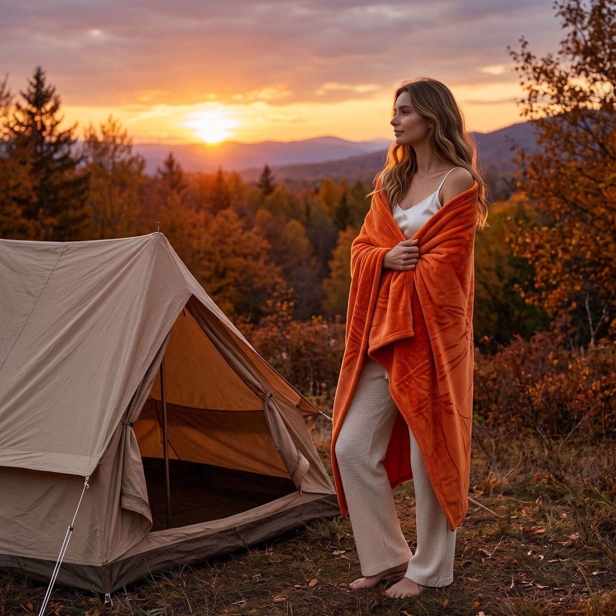 Ultra-zachte Reversible Throw Blanket