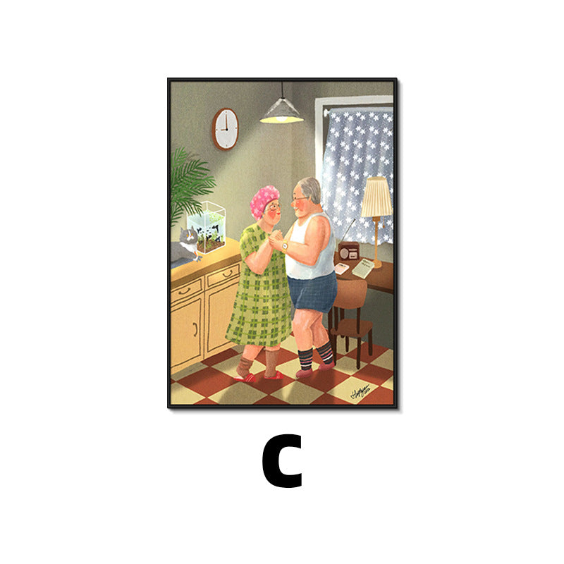 Decorative Illustrative Canvas Art Homeandso