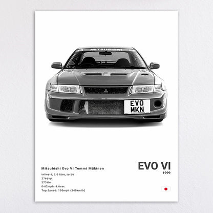 Vintage-Inspired Ford Mustang GT500 Art Print Homeandso