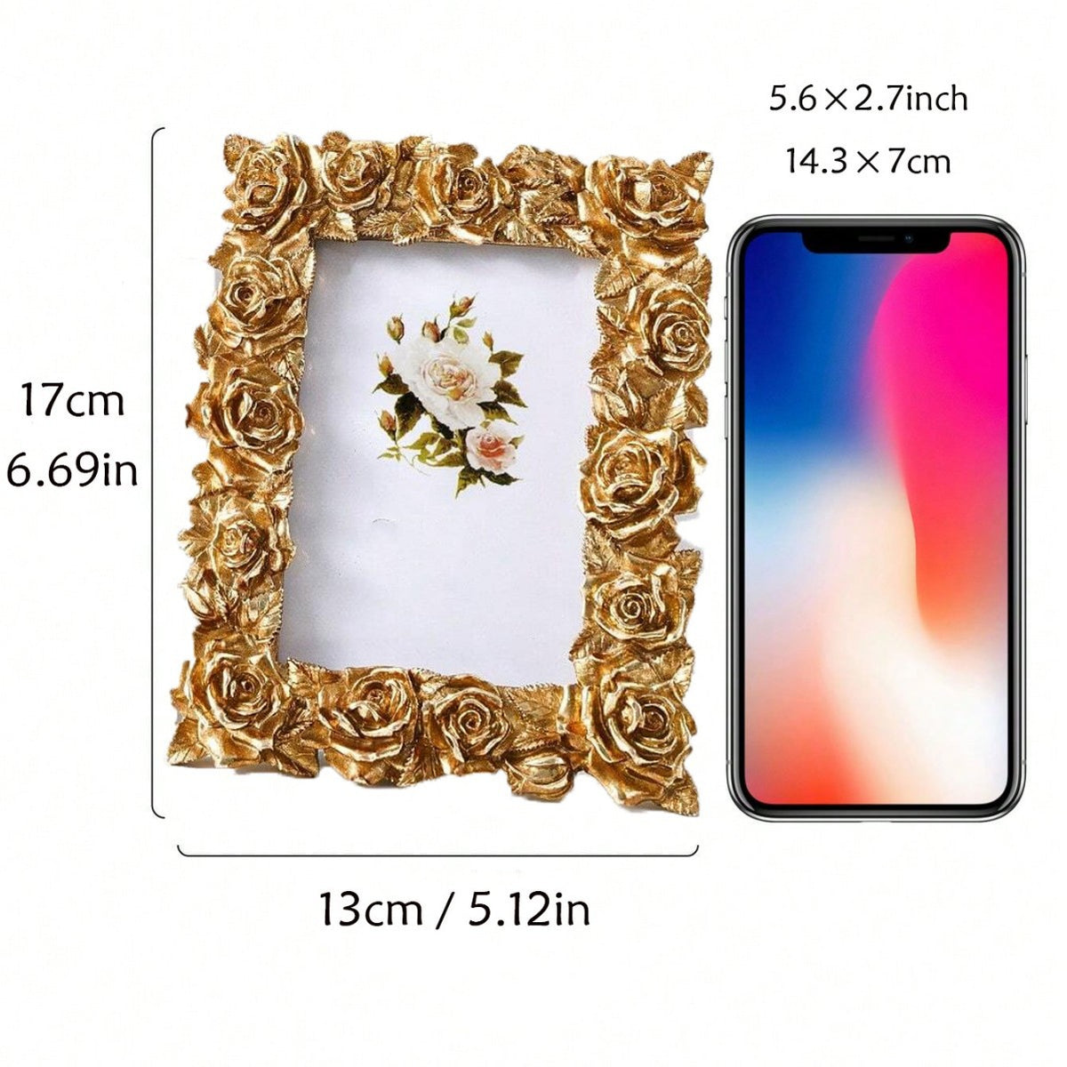 Ornate Floral Picture Frame Homeandso