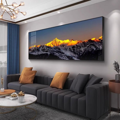Framed Mountain Landscape Artwork Homeandso