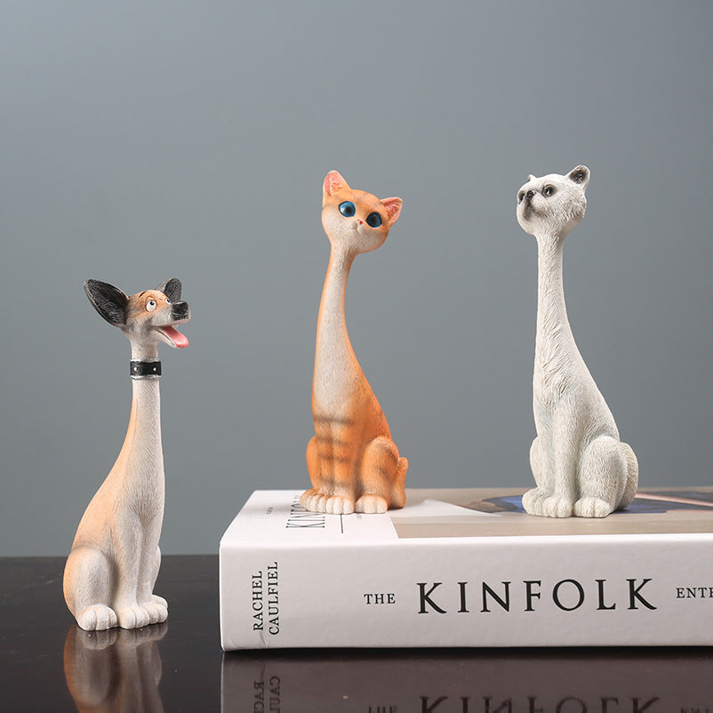 Decorative Cat Sculpture Homeandso