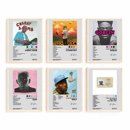 Retro Music-Themed Art Print Set Homeandso
