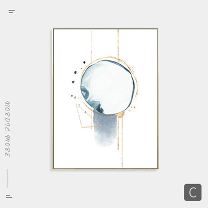 Elegant Abstract Floral Canvas Art Homeandso