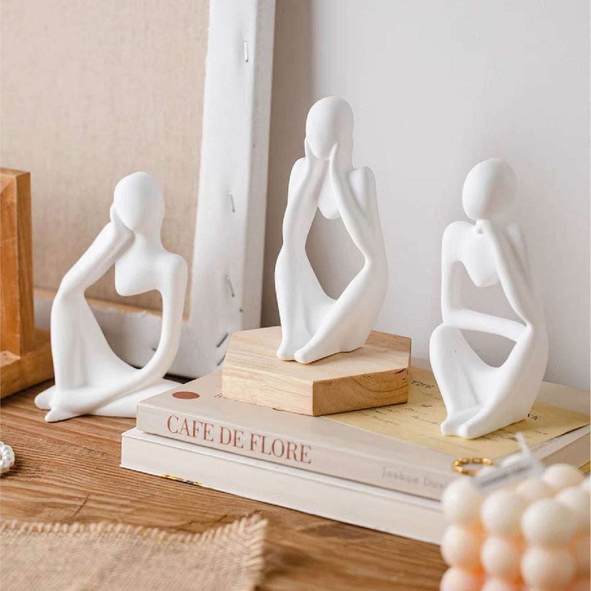 Abstract Figurative Sculpture Set Homeandso