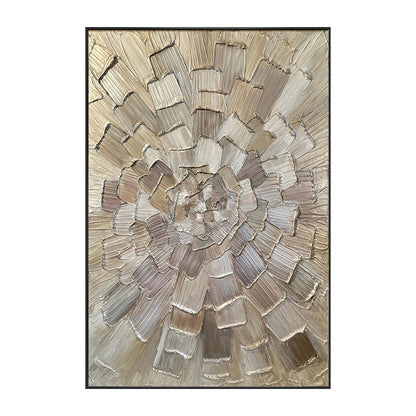 Textured Abstract Floral Canvas Art Homeandso