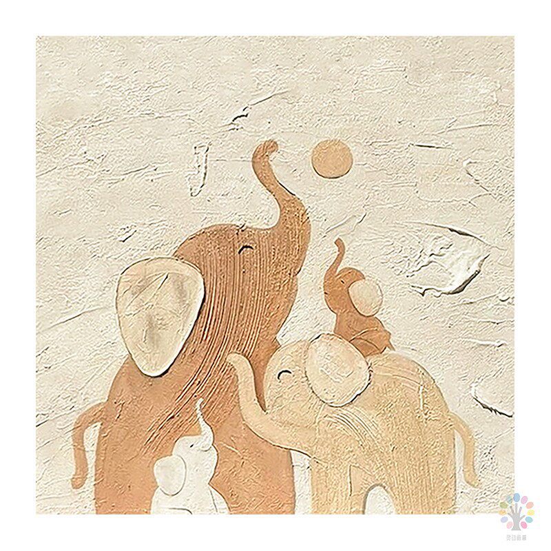 Elephant-Themed Decorative Wall Art Homeandso