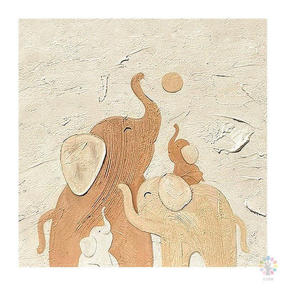 Elephant-Themed Decorative Wall Art Homeandso