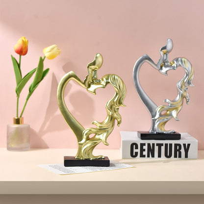 Decorative Heart Shaped Sculpture Homeandso