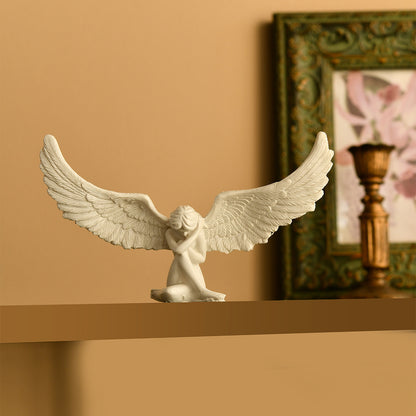 Angelic Cherub Sculpture Homeandso