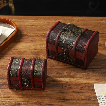 Antique-Inspired Decorative Treasure Chest Homeandso