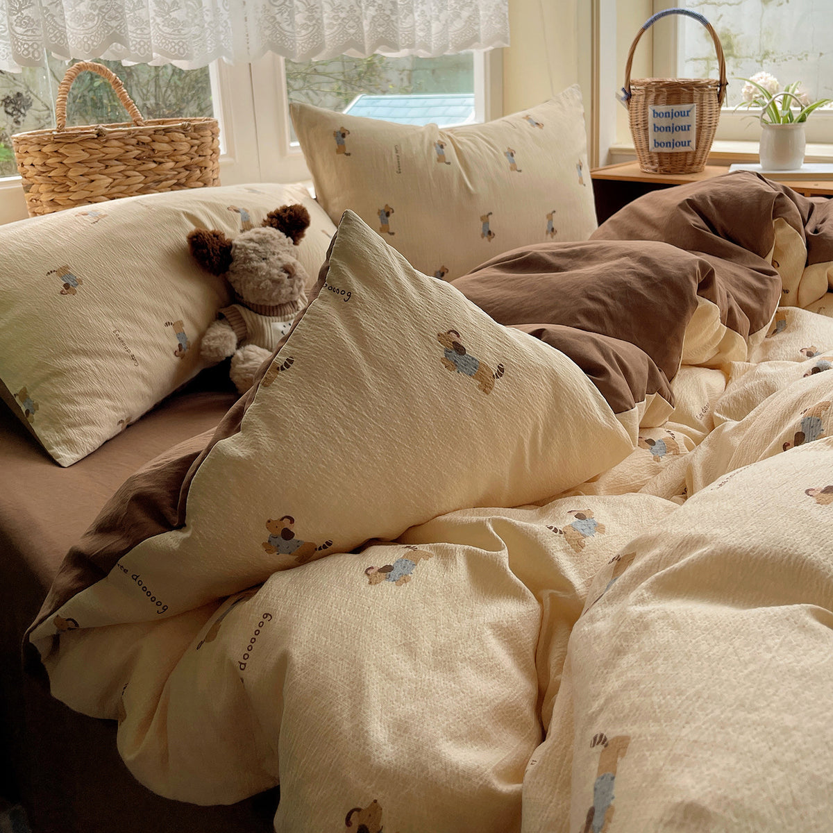 Soft Textured Duvet Cover Set